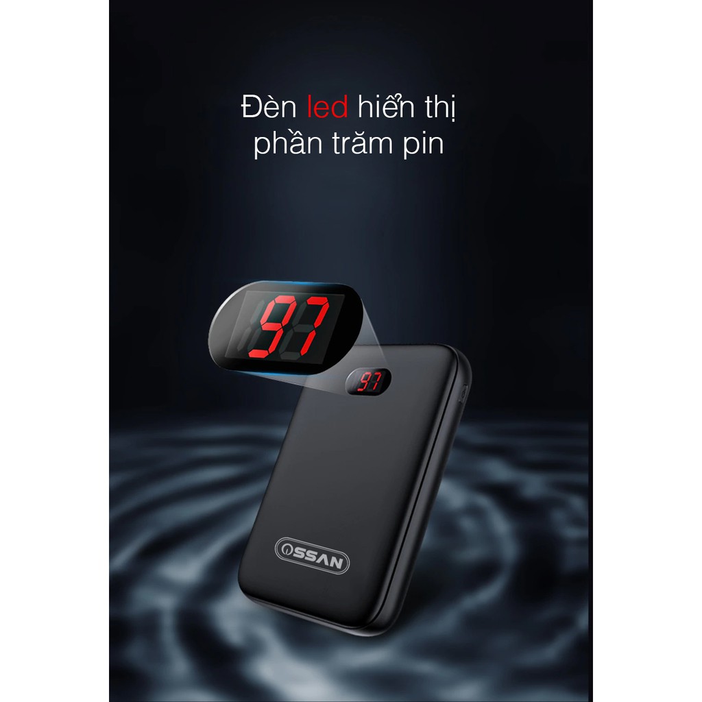 [GIÁ HỦY DIỆT] Pin dự phòng 10000 mAh chính hãng Ossan bảo hành 12 tháng OS-PB11