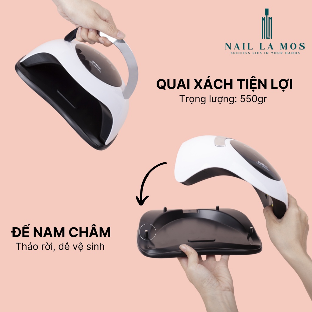 Máy hơ gel Sun BQ5T 120W 36 bóng - hàng chính hãng bảo hành 3 tháng