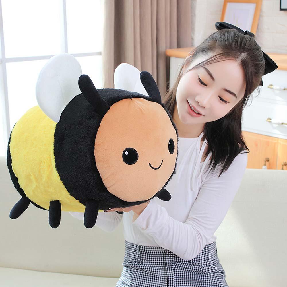 REBUY1 Chú Ong Nhồi Bông Hoạt Hình Đáng Yêu Trang Trí Phòng Bé