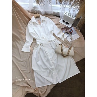 váy đầm trắng thắt eo váy đầm trắng