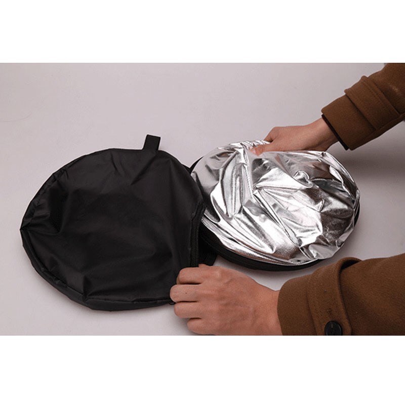 Tấm hắt sáng, tản sáng mặt vàng, mặt bạc 2 trong 1 đủ size - VẢI GÂN