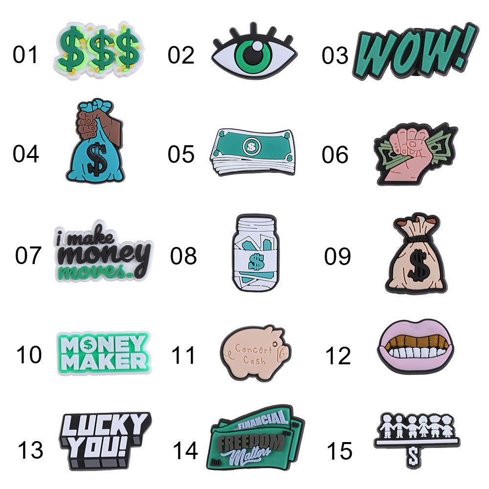 .N Vòng Đeo Tay Charms Bằng PVC Hình Giày Dễ Thương Trang Trí Cho Thanh Thiếu Niên / Trẻ Em / Người Lớn