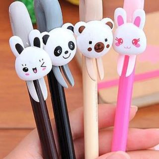Bút nước mực đen hình gấu