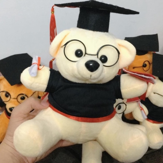 Đặc biệt 🐻🎓Gấu cử nhân tốt nghiệp có logo trường và in tên theo yêu cầu 🎓🐻