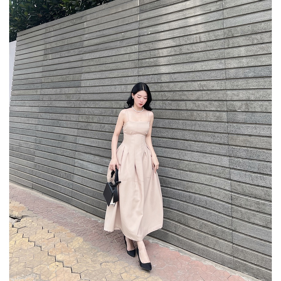 BBSTORE'S Đầm Hai Dây Dáng Xòe Dự Tiệc Sang Trọng  - TK133