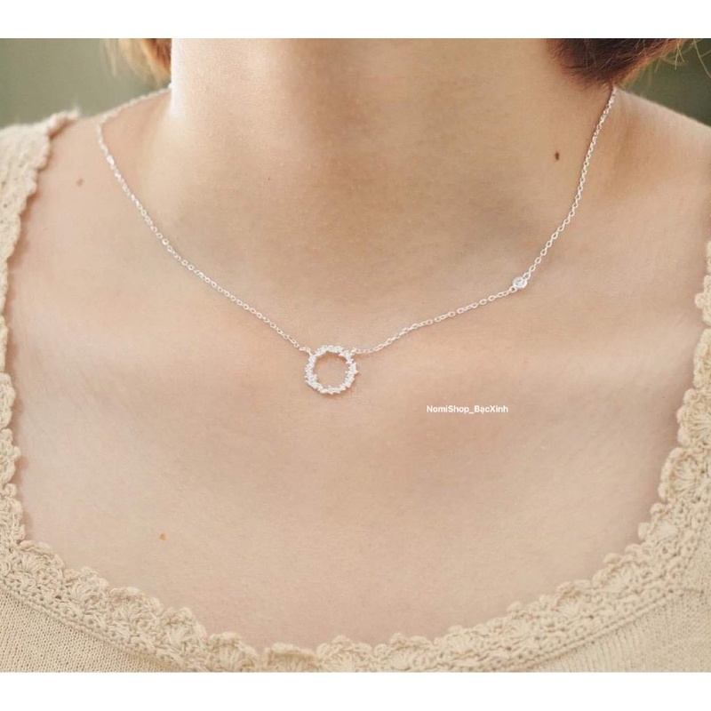 Dây chuyền bạc huyền thoại biển xanh Hot Hit nhà Nomi, nhẹ nhàng đầy tinh tế cuốn hútMainomi Shop Bạc Xinh