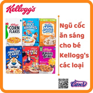 (5 loại) Ngũ cốc ăn sáng cho bé Kellogg's các loại