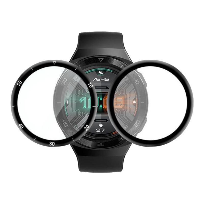 Miếng bảo vệ toàn màn hình cong 3D dẻo tổng hợp dành cho đồng hồ HUAWEI WATCH GT2E GT 2 46mm 42mm