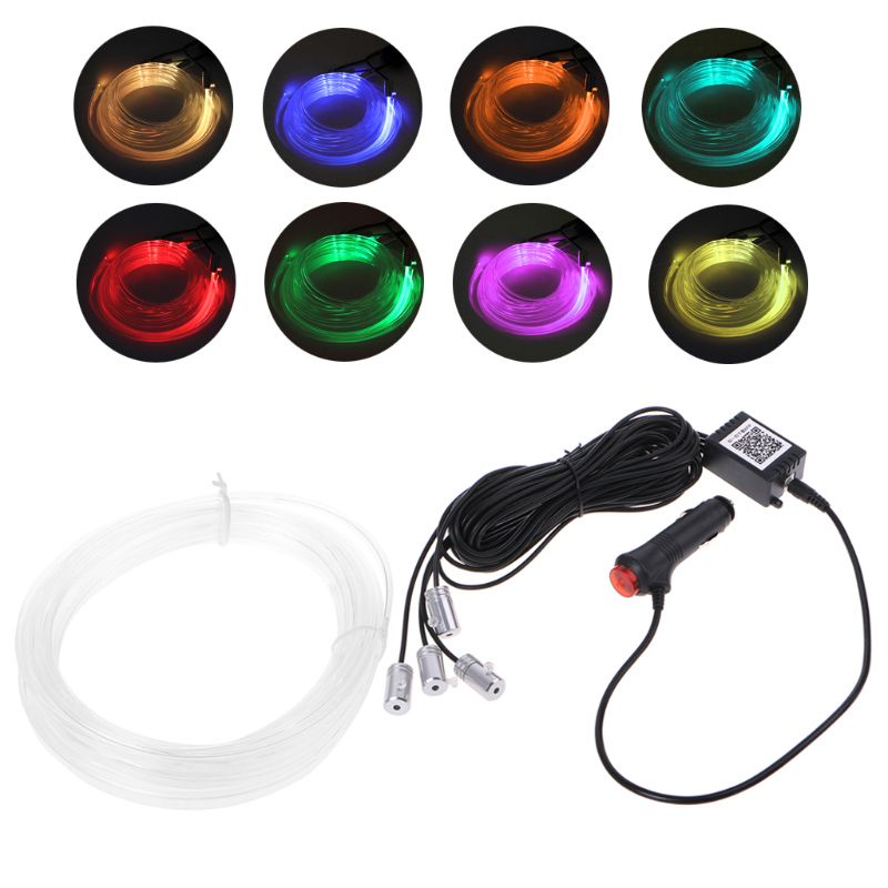 Dây Đèn Led Neon Dẻo Dài 5M Nhiều Màu Sắc Trang Trí Nội Thất Xe Hơi