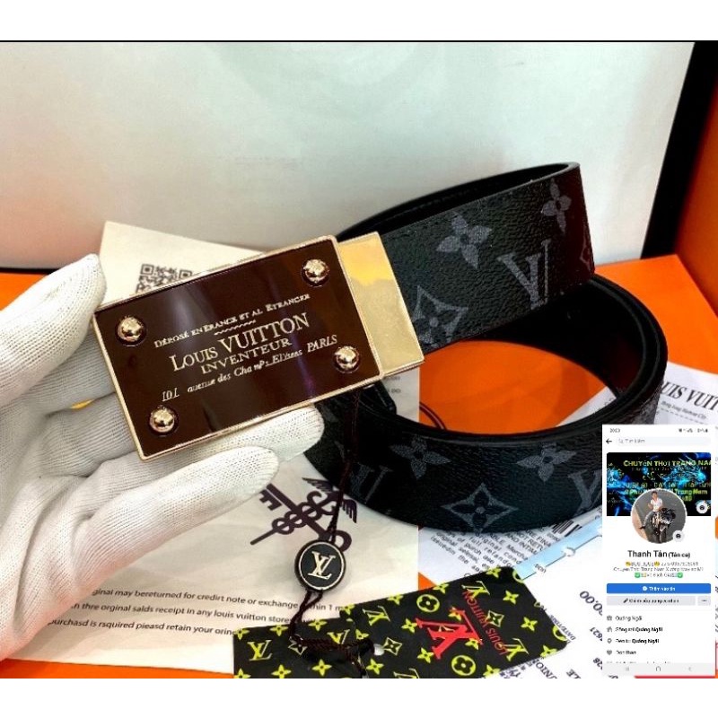 Thắt lưng nam lv dây nịt da