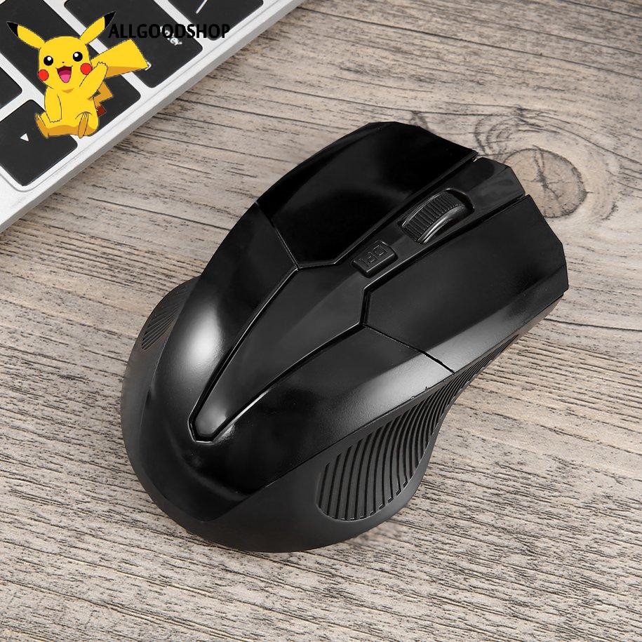 Chuột không dây đen-2.4 GHz USB 2.0 Mouse for PC Laptop