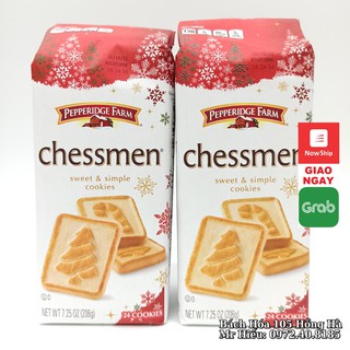 [Hỏa Tốc] Bánh Chessmen túi 206g