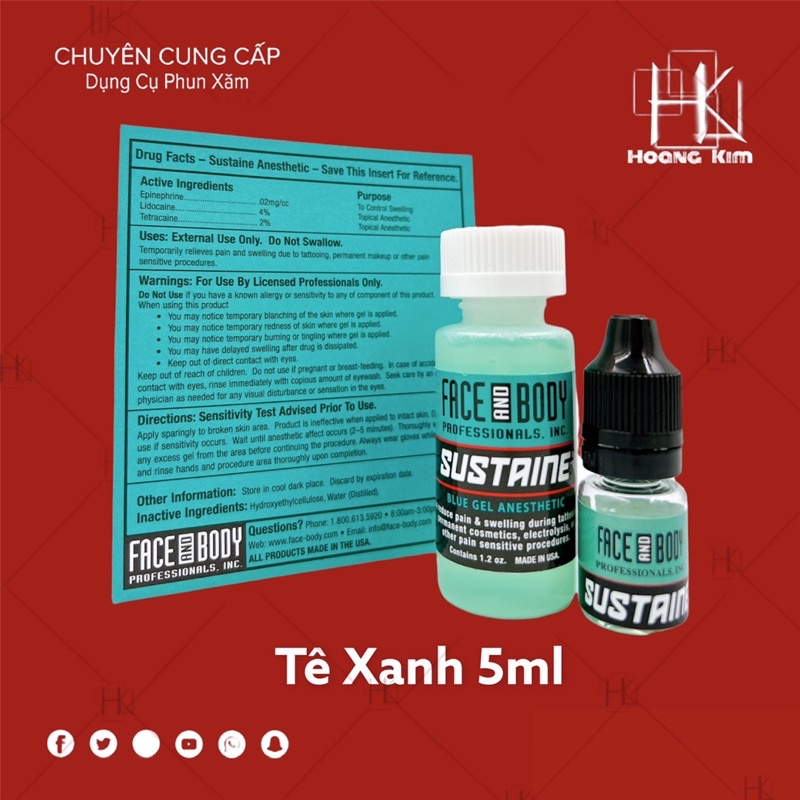 Dung dịch xanh Sustaine Mỹ