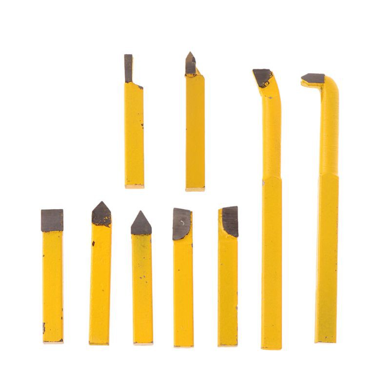 Bộ 9 Mũi Tiện 8x8mm Cho Máy Tiện