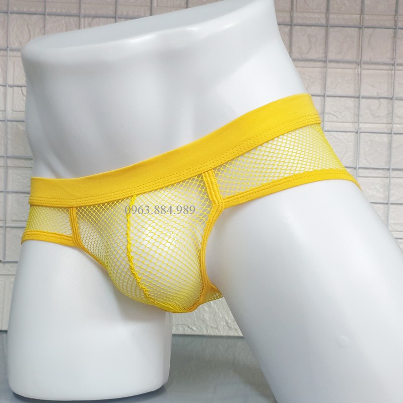 Quần lót nam dạng lưới SX.03 chất thun co dãn tốt màu đẹp cho anh em- Ảnh, video shop làm