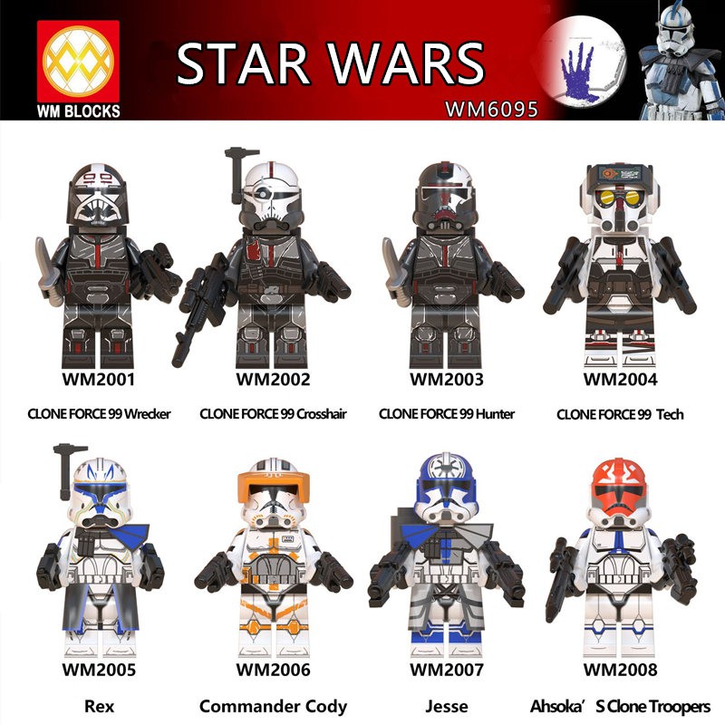 Mô Hình play Mini Tcw S7 Trootpers Rex Jesse Wm6095