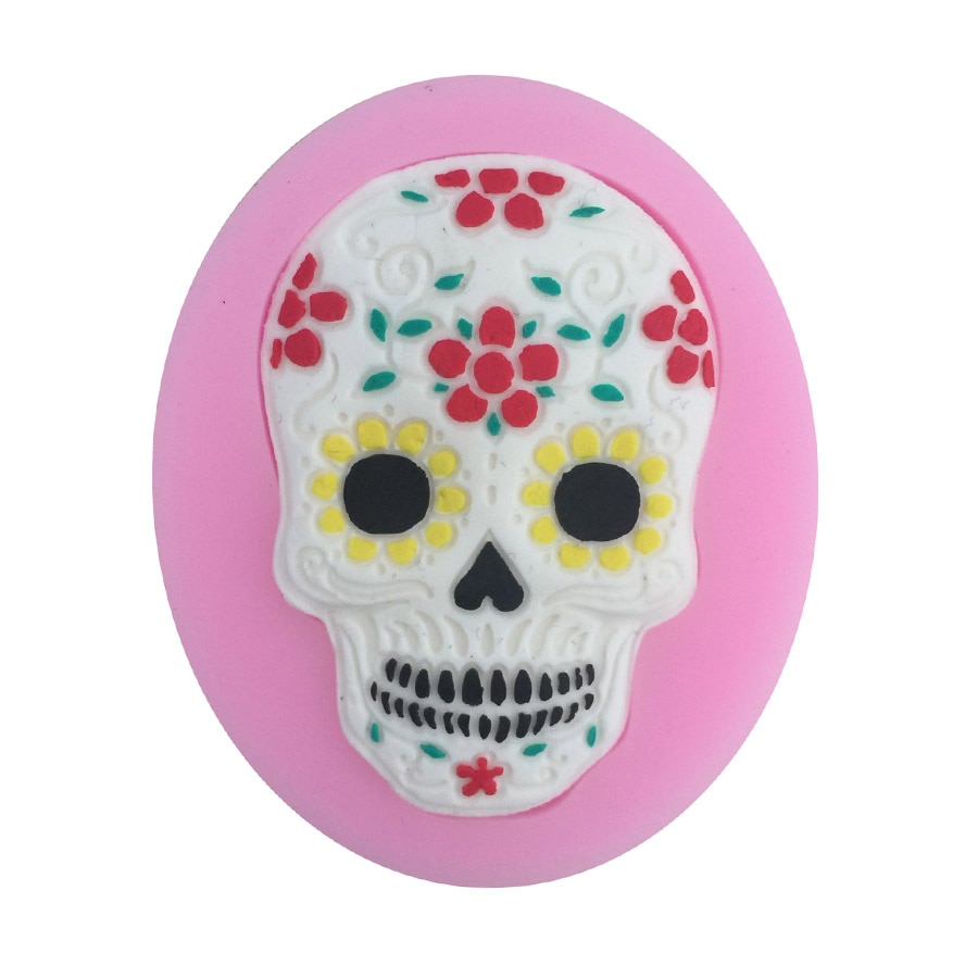 Khuôn silicone làm bánh tạo hình đầu lâu độc đáo
