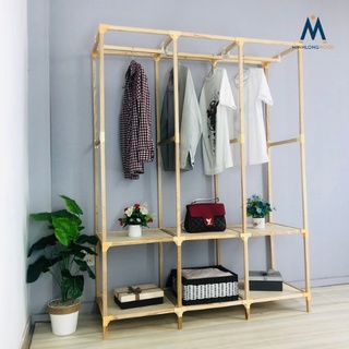Tủ gỗ đựng quần áo MinhlongwoodHN