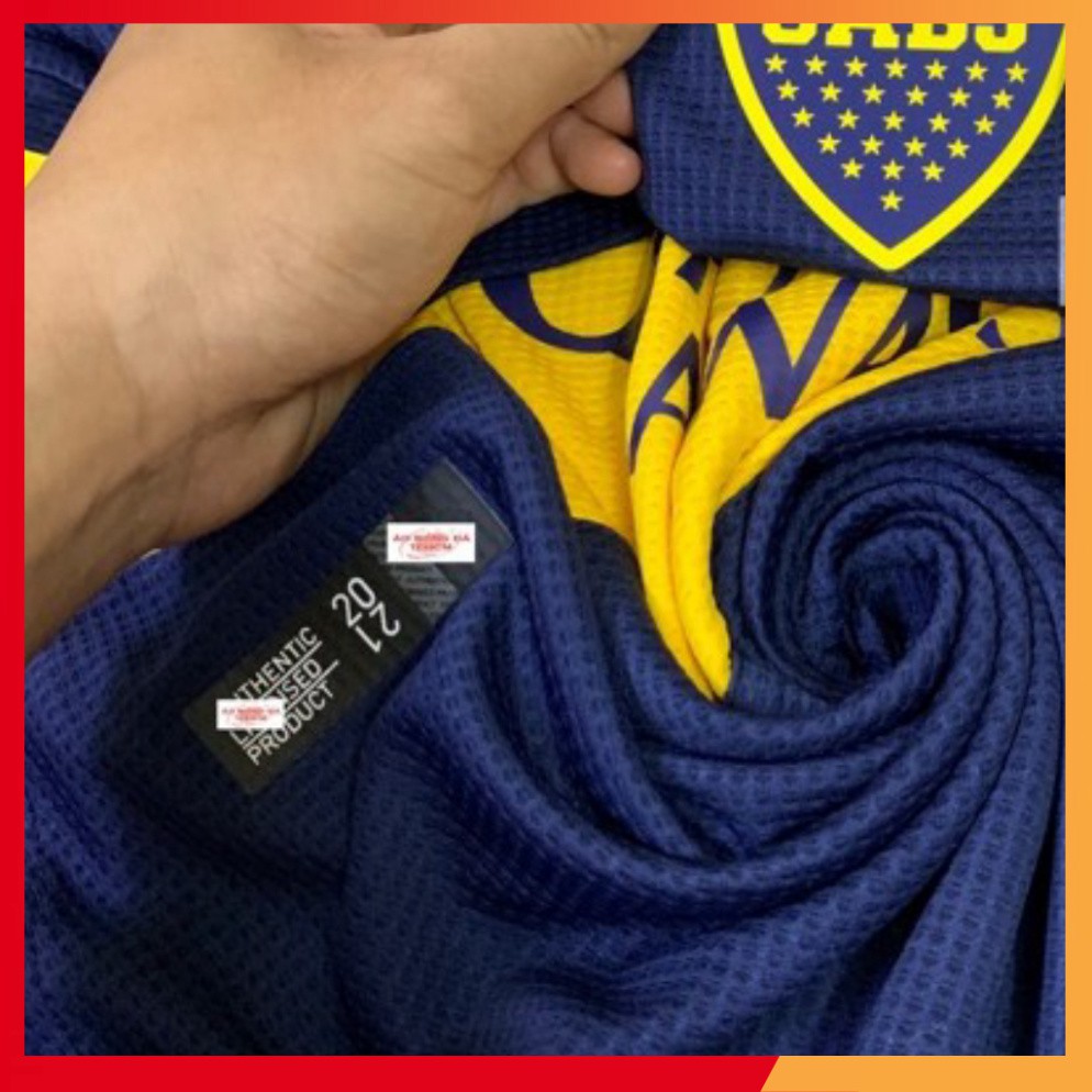 ÁO BÓNG ĐÁ  CLB BOCA JUNIORS mùa 20/21 - Áo Đá Bóng  - màu Xanh Sân nhà ĐÀM SPORT 3