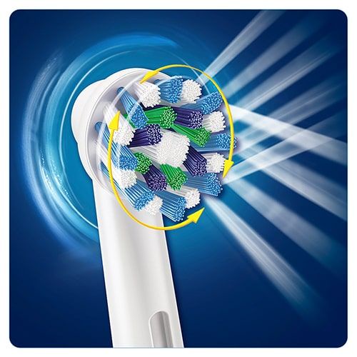 Đầu bàn chải thay thế bàn chải điện Oral-B Crossaction (Set 4 cái) - Hàng nhập khẩu