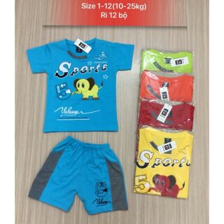 Sét đồ bộ bé trai 10-25kg