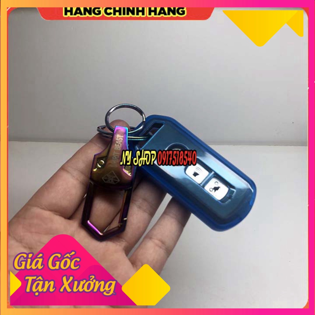 🥇 COMBO MÓC KHÓA SPIRIT KÈM ỐP CHÌA KHÓA SMARKEY SH, SH MODE, PCX TRONG SUỐT CAO CẤP 🥇 (Ảnh Sp thật)