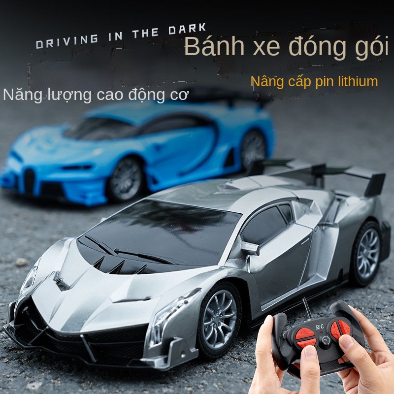 NÔ tô điều khiển từ xa có thể sạc lại tốc độ cao thao drift đua xe điện đồ chơi trẻ em nhỏ cậu bé