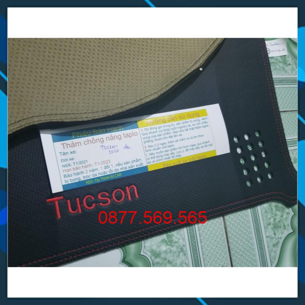 THẢM CHE NẮNG TAPLO XE HUYNDAI TUCSON 2021 2020 2019 2018 2017 2016 2015 THẢM TAPLO XE HƠI CAO CẤP NHUNG DA VÂN CARBON