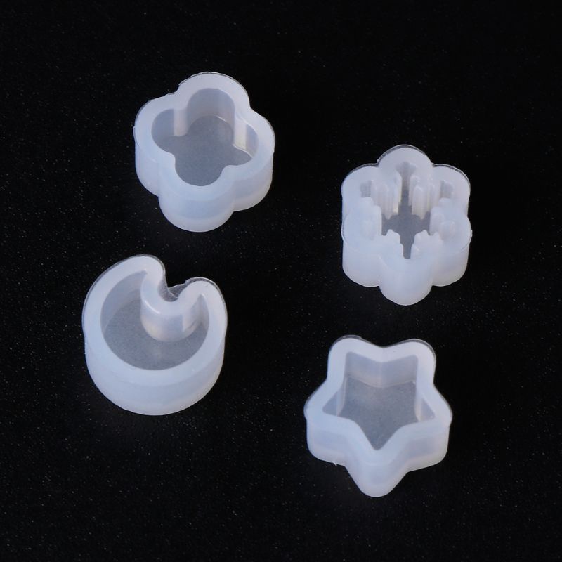 Khuôn Silicone Hình Bông Tuyết / Mặt Trăng Làm Trang Sức Thủ Công