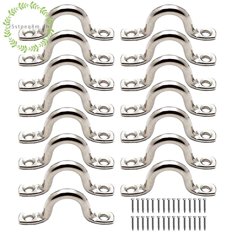 15 Chiếc Thép Không Gỉ Peck Tấm Mắt Móc Trần Kayak Tấm Mắt Kayak Miếng Lót Kayak Cho Kayak Ca nô, Ka