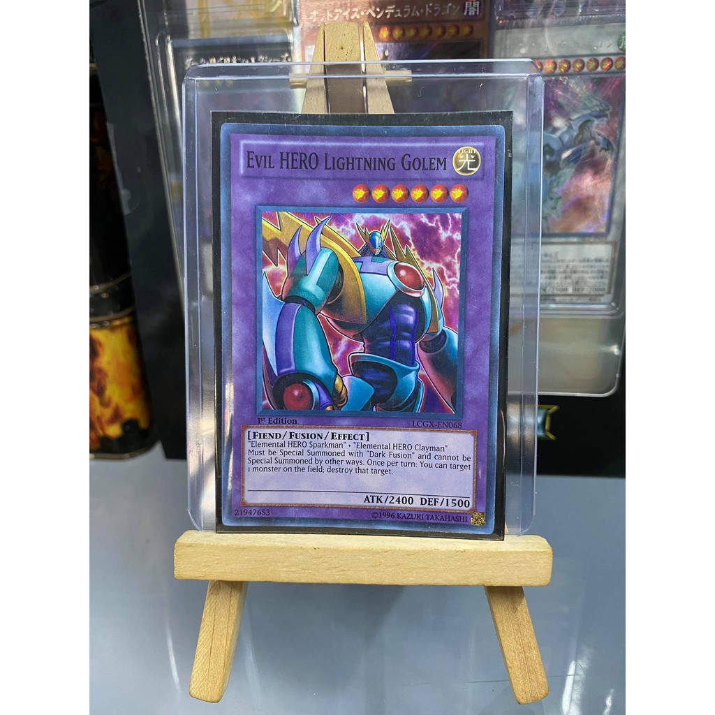 [ Dưa Hấu Yugioh ] Lá bài thẻ bài Evil HERO Lightning Golem