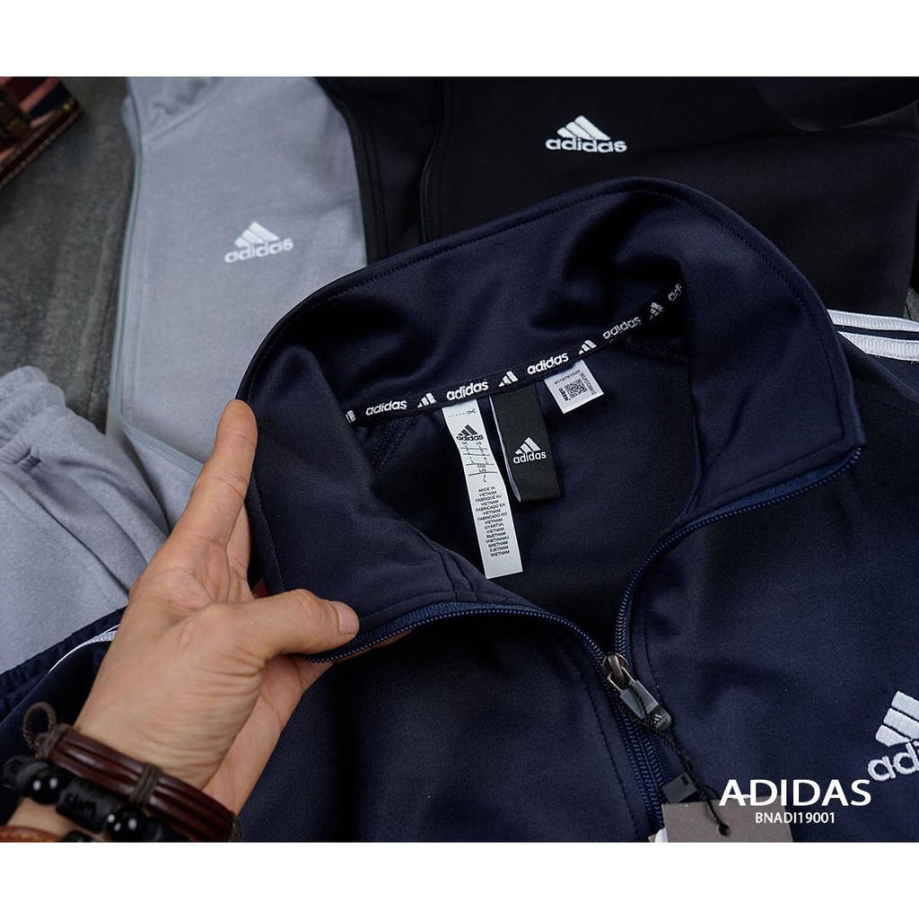 Bộ Nỉ ADiDas Cao Cấp Hàng Xuất Khẩu Màu  Đen