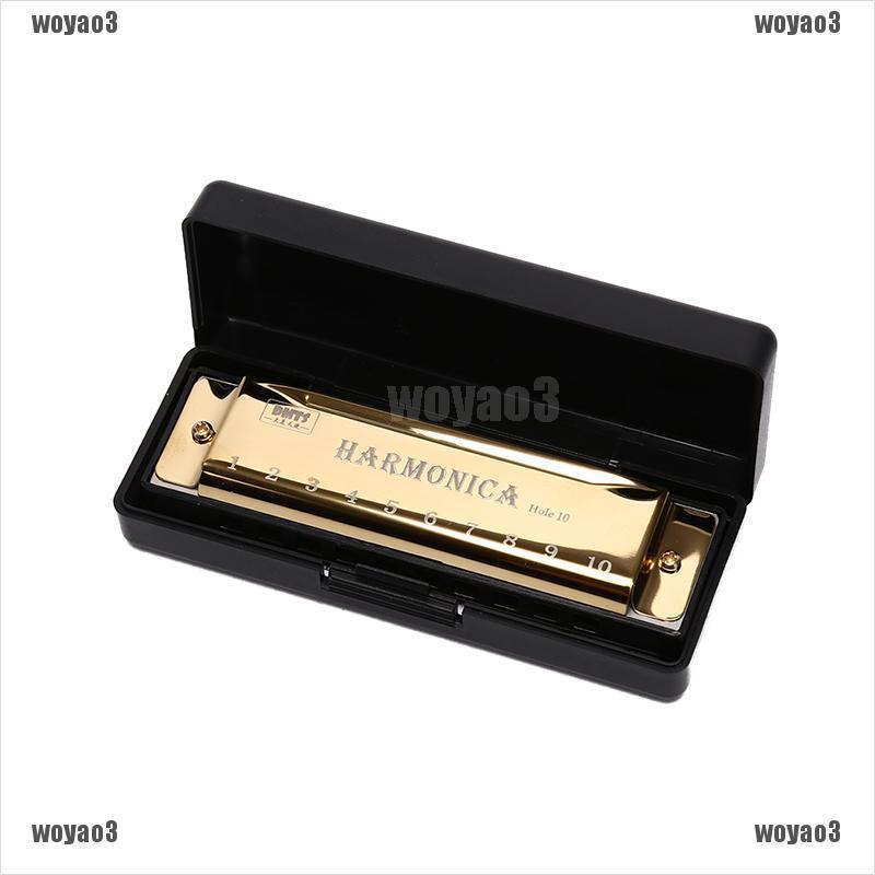 Kèn Harmonica 10 Lỗ Chuyên Dùng Cho Người Mới Bắt Đầu