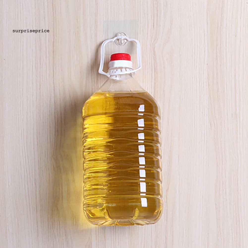 Set 10 móc treo tường trong suốt chống nước siêu dính tiện lợi