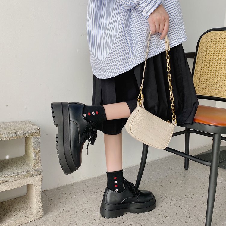 Giày Nữ Cột Dây Đế Dày Thoải Mái Thời Trang