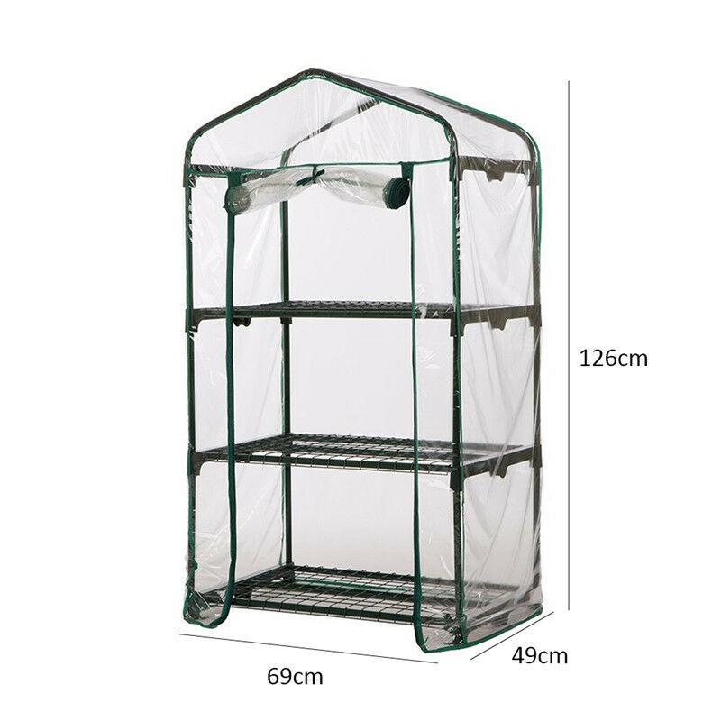 【Ready Stock】 Mini Greenhouse Outdoor Growbag Growhouse PVC Cover Plastic Garden Green House 【new】