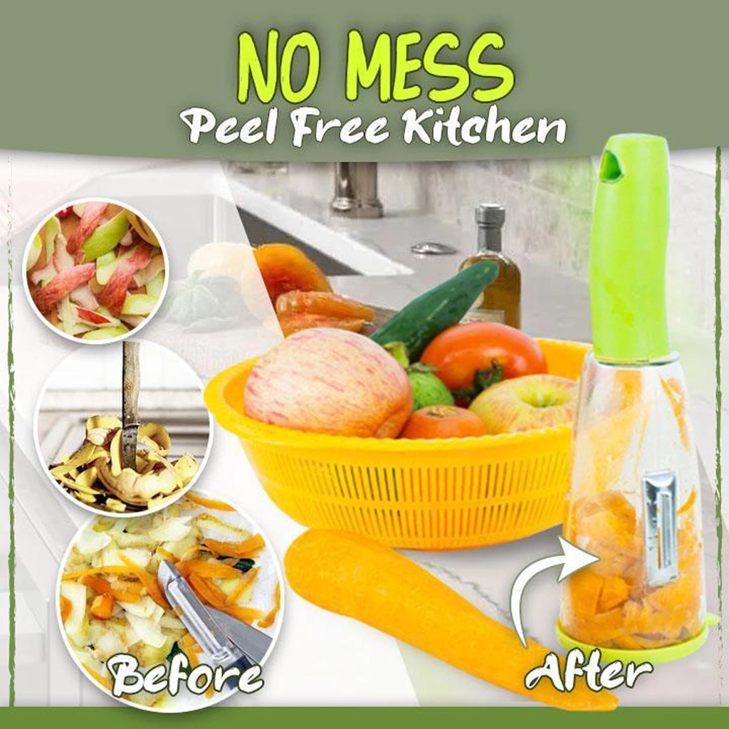 Dụng Cụ Gọt Vỏ Củ Quả Đa Năng Bằng Thép Không Gỉ
