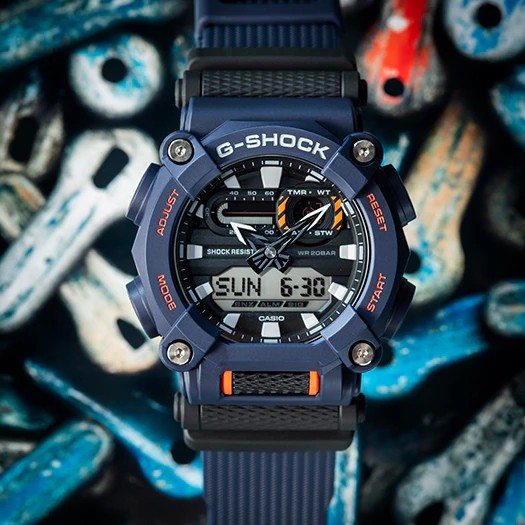 Đồng Hồ Casio Nam Dây Nhựa GSHOCK GA-900-2ADR Chính Hãng