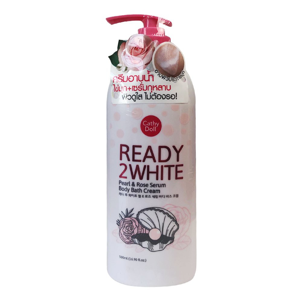 [HÀNG CHÍNH HÃNG] Sữa Tắm Cathy Doll Ready 2 White Pearl & Rose Serum 500ml