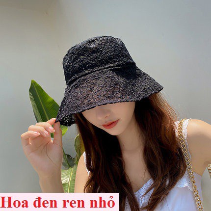 (SIÊU XINH) Mũ ren hoa chụp ảnh, đi biển, du lịch, sống ảo siêu xinh