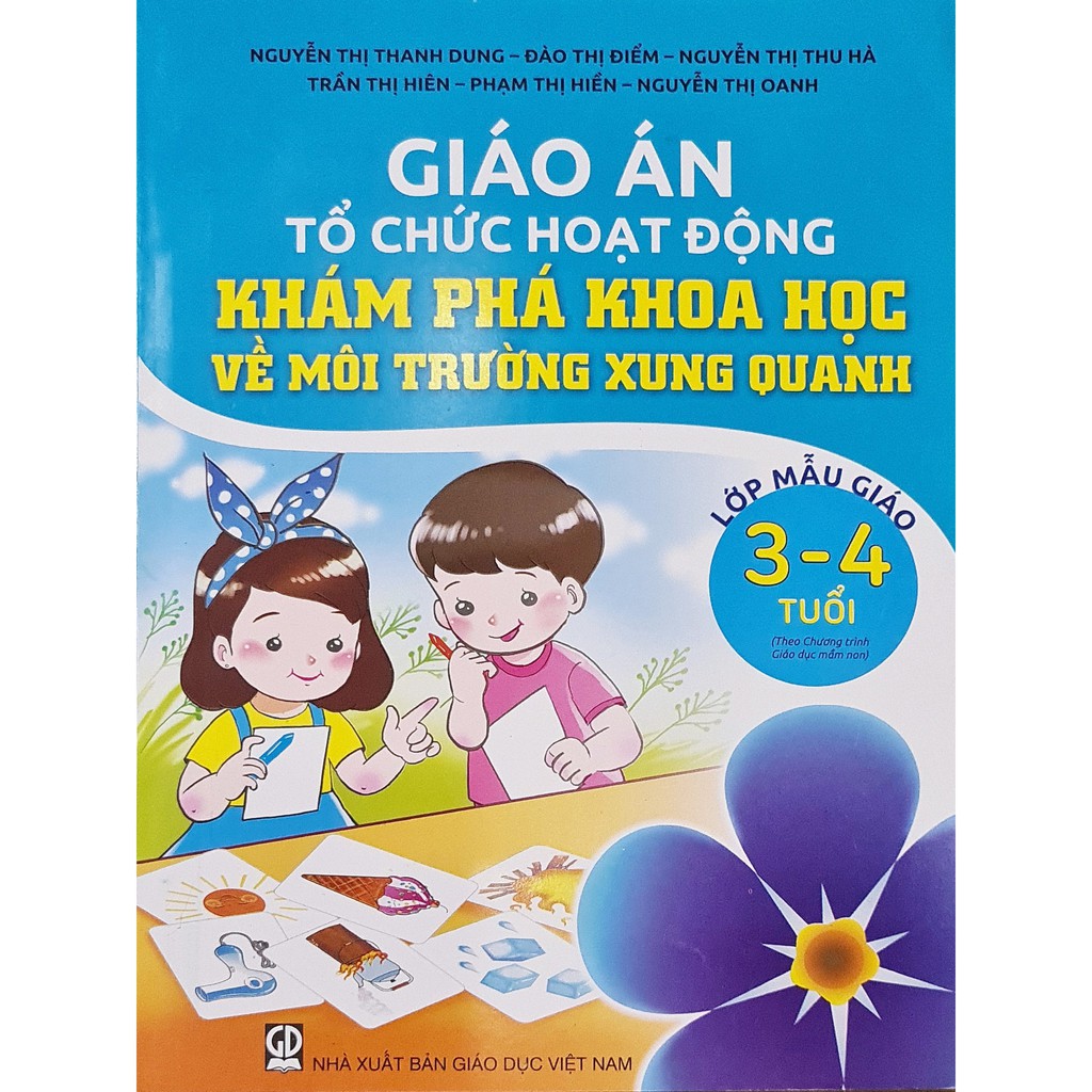 Sách - Giáo án tổ chức hoạt động lớp mẫu giáo 3-4 tuổi ( Bộ 5 cuốn)