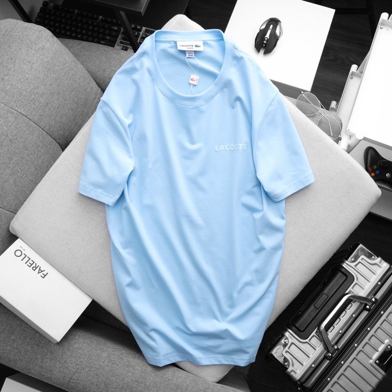 ÁO THUN TRƠN LC LOGO ÉP SILICON