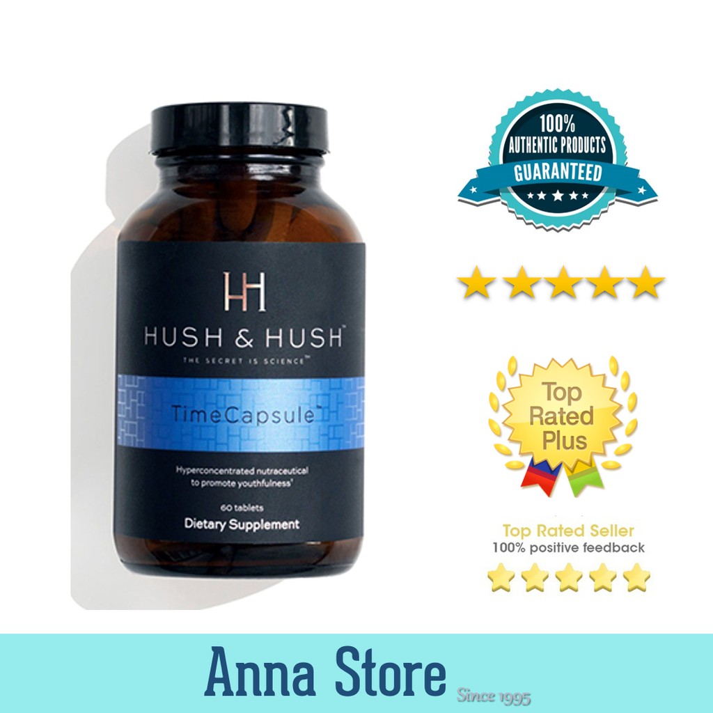 ✅[CHÍNH HÃNG]Viên uống chống tia cực tím trẻ hóa toàn diện, giảm nám da Image Skincare Hush & Hush Time Capsule