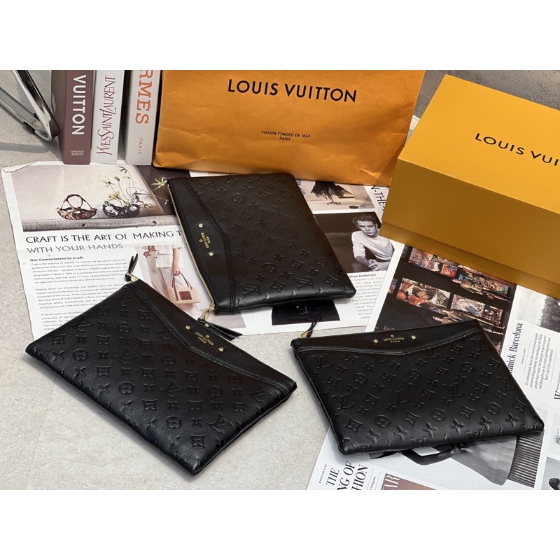 VÍ CLUTCH CẦM TAY NAM NỮ LV1601 FULLBOX VINKYSHOPTK