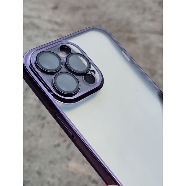 Ốp lưng Totu bảo vệ camera iPhone 14 Pro Max,14,14 pro,14 max lưng trong viền màu