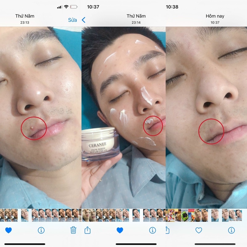 Kem collagen thủy phân thẩm thấu sâu tế bào da, chống lão hóa, căng bóng da xóa mờ thâm nám Ceranee Hàn Quốc chính hãng