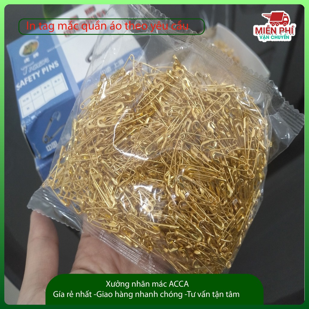 KIM BĂNG NHỎ 1 HỘP KIM BĂNG 1000 CÁI KÍCH THƯỚC 0.5 cm*2 cm GHIM TÂY