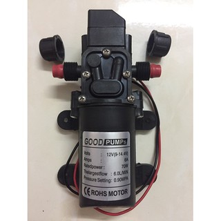 Máy bơm mini tăng áp lực nước 12V - 70W lưu lượng 6L/phút