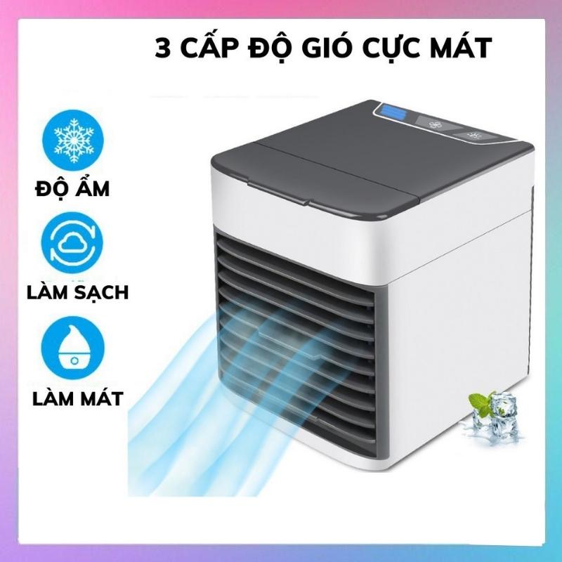 QUẠT ĐIỀU HOÀ MINI ĐỂ BÀN CÓ KHAY ĐỂ ĐÁ VÀ NƯỚC SIÊU TIỆN DỤNG.
