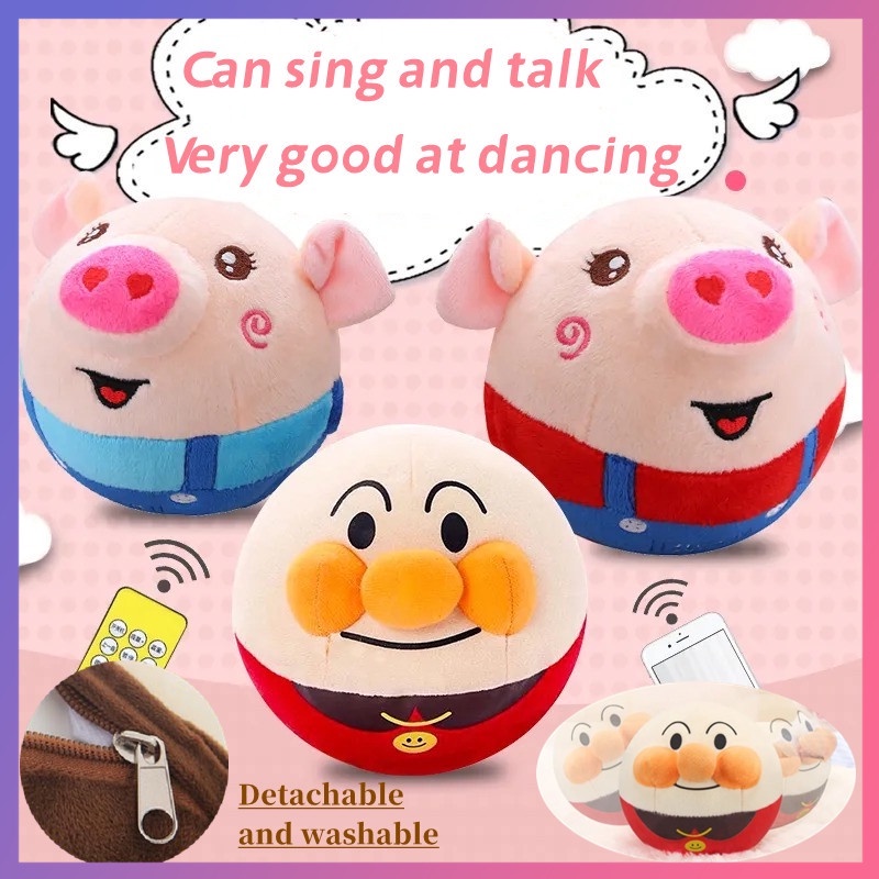 Heo Nhảy Nhại Lại Giọng Nói,Anpanman Đồ Chơi Nhảy Bóng,Heo Nhảy Nhại Lại Giọng Nói